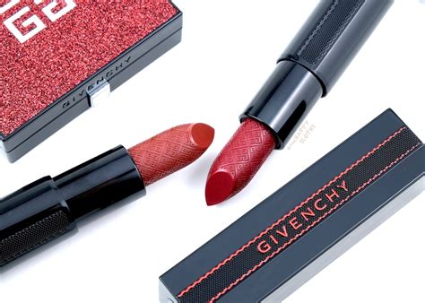 givenchy holiday red lipstick|rouge interdit lipstick.